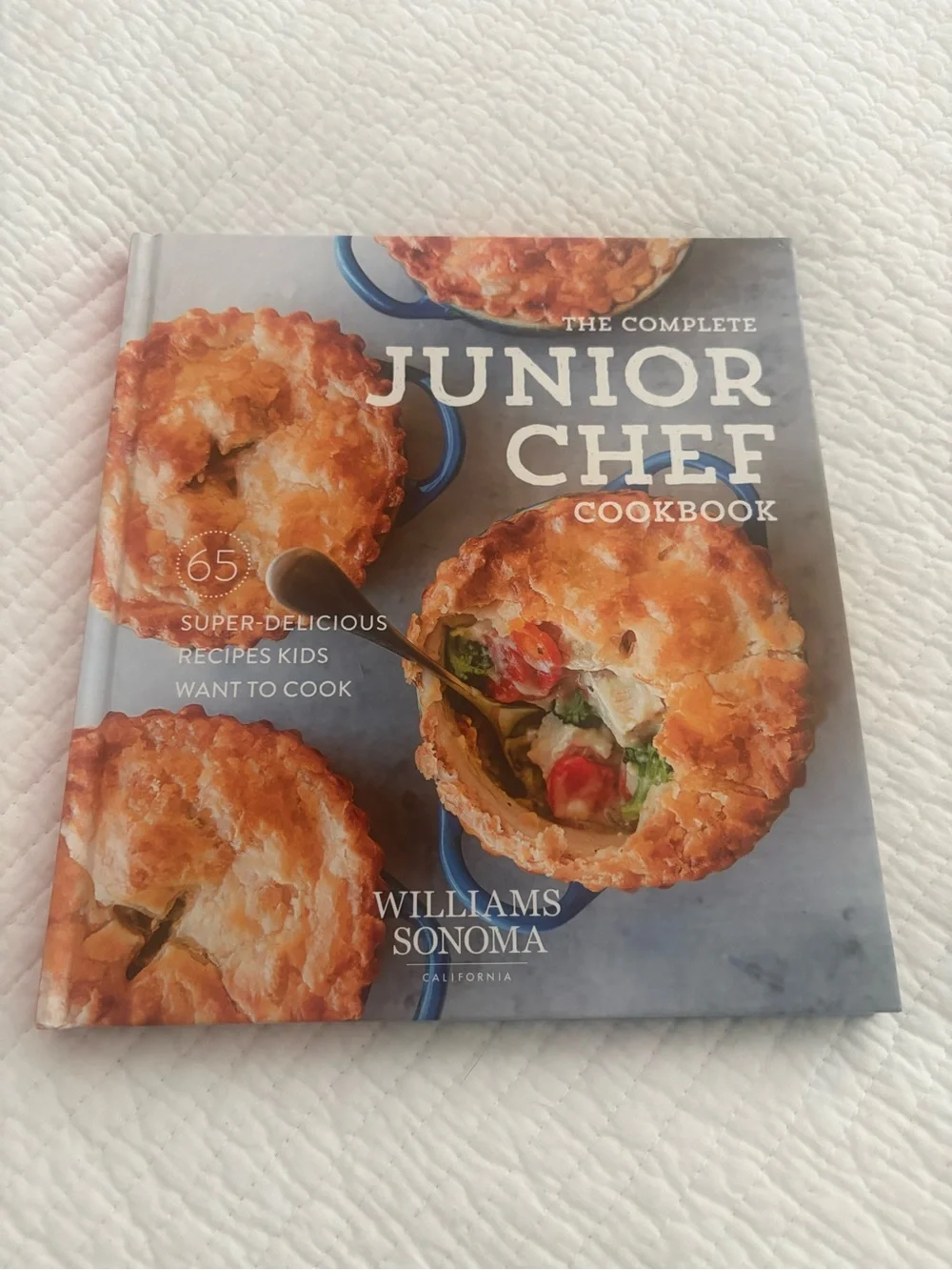 Williams Sonoma Junior Chef Cookbook - Blue & Brown Cover